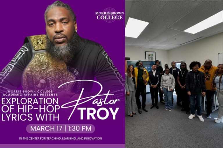 Atlanta Rapper Pastor Troy Delivers Guest Lecture at Morris Brown College