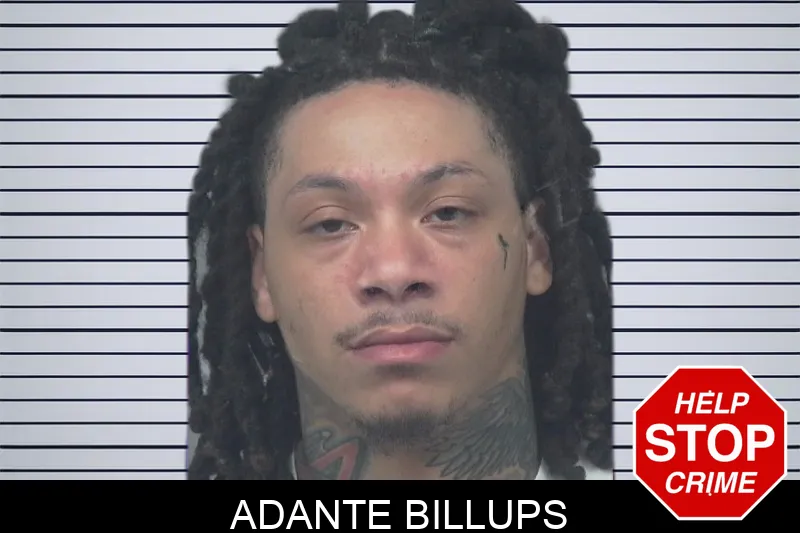 Adante Billups Mugshots