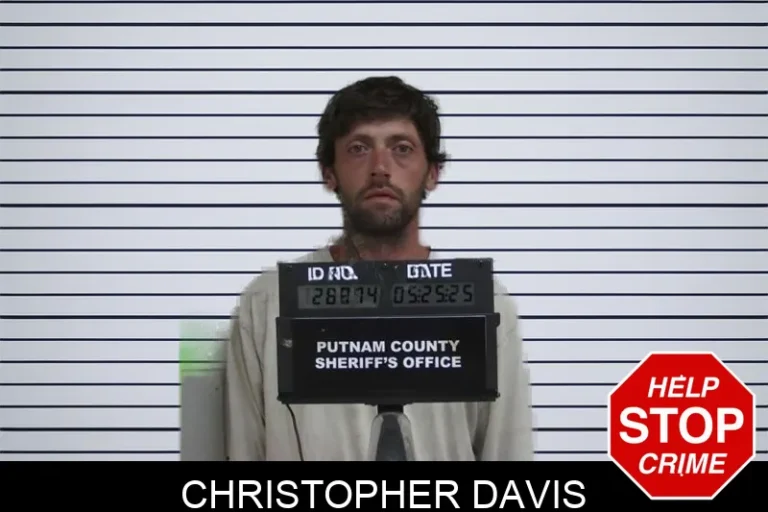 Christopher Davis mugshot – Putnam County , Georgia Christopher Davis