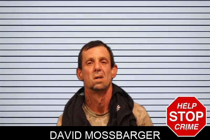 David Mossbarger mugshot