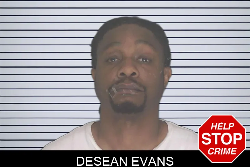 Desean Evans Mugshots