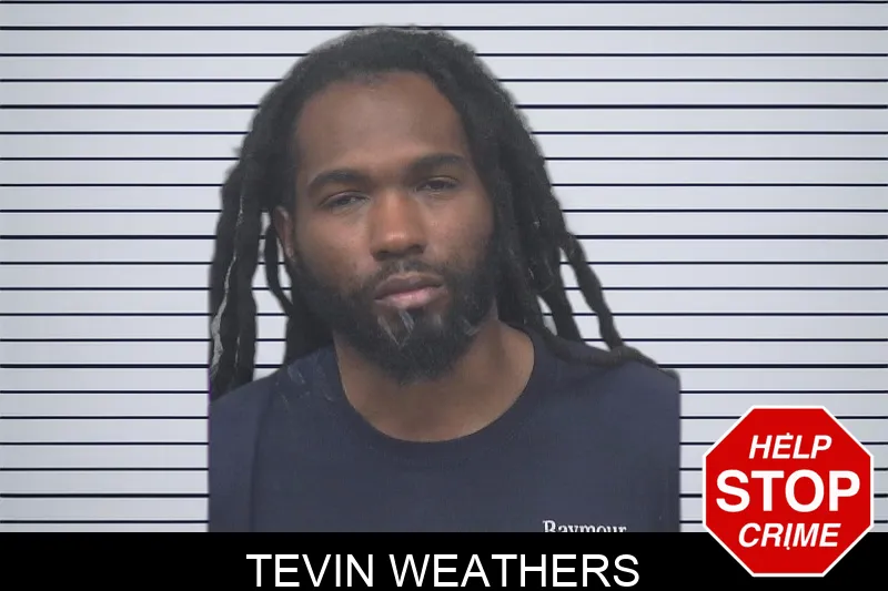 Tevin Weathers Mugshots