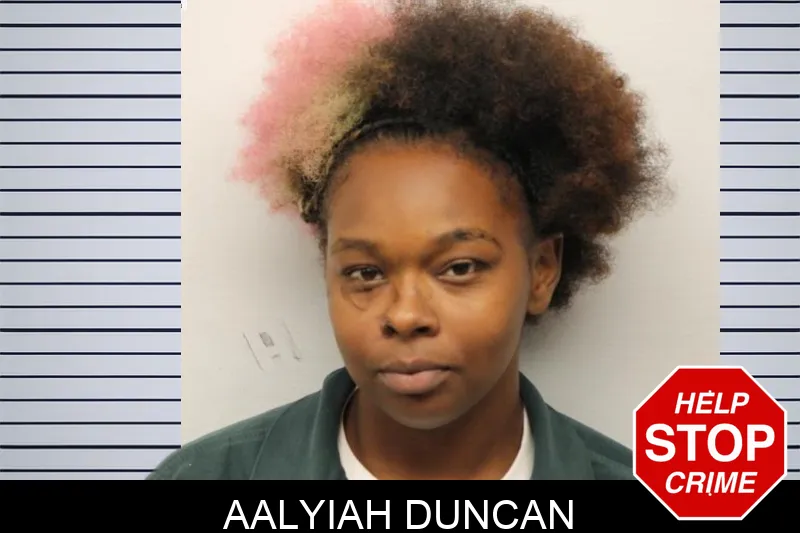 Aalyiah Duncan Mugshots