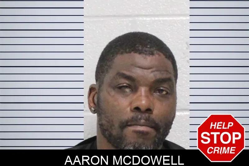 Aaron McDowell mugshot