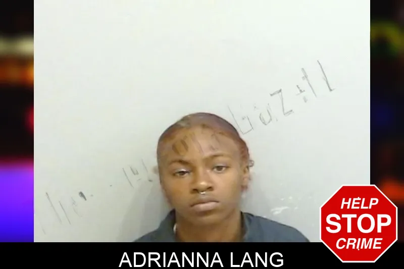 Adrianna Lang mugshot