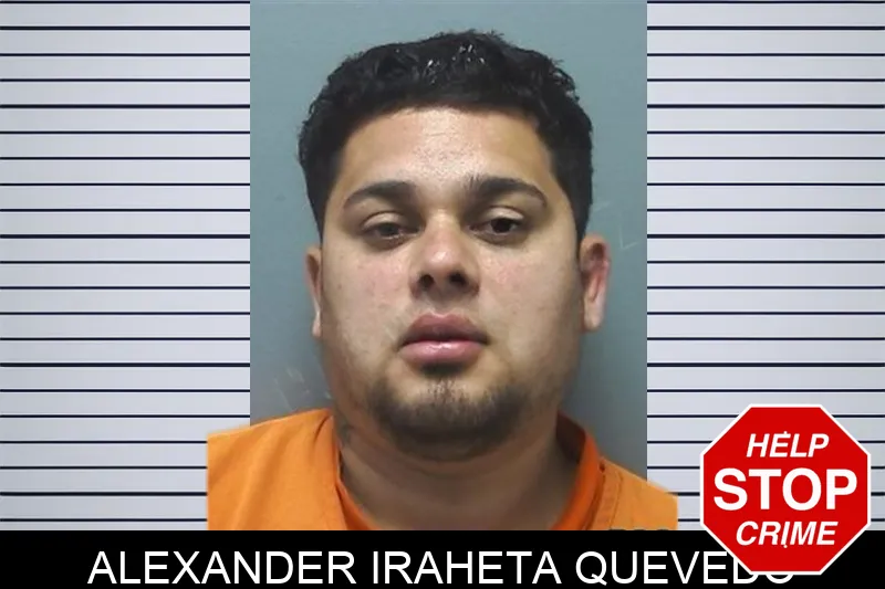 Alexander Iraheta Quevedo mugshot
