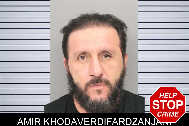 Amir Khodaverdifardzanjani mugshot