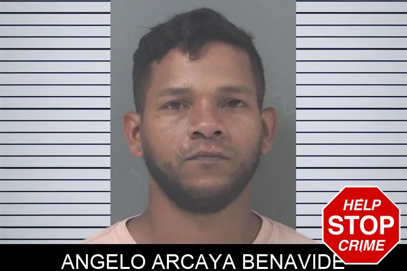 Angelo Arcaya Benavide Mugshots
