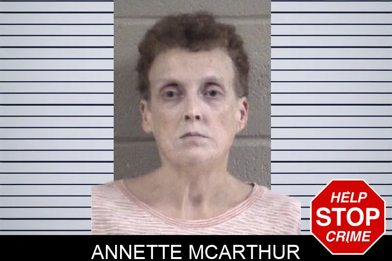 Annette McArthur mugshot