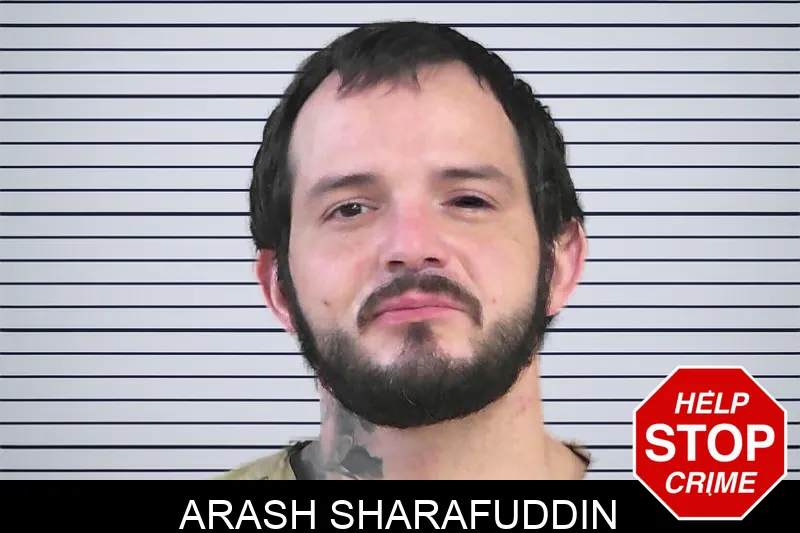 Arash Sharafuddin Mugshots