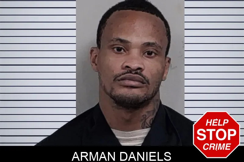 Arman Daniels mugshot