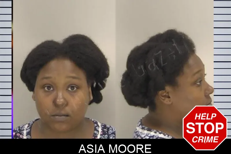 Asia Moore Mugshots