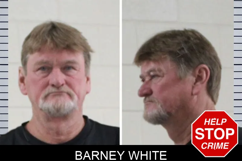Barney White mugshot