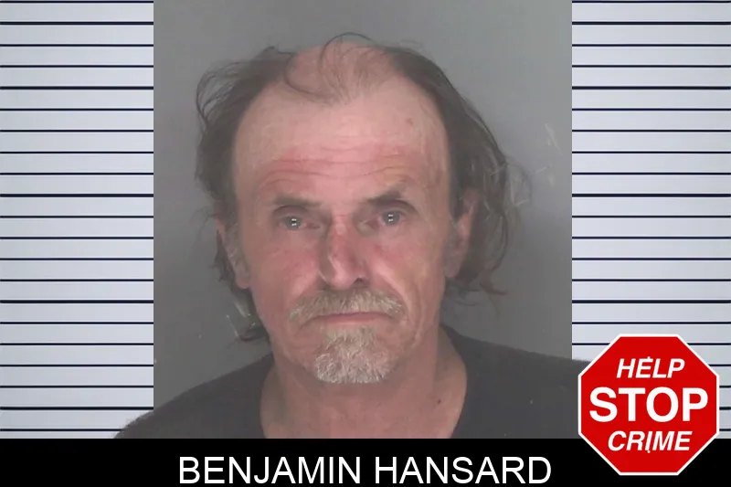 Benjamin Hansard mugshot