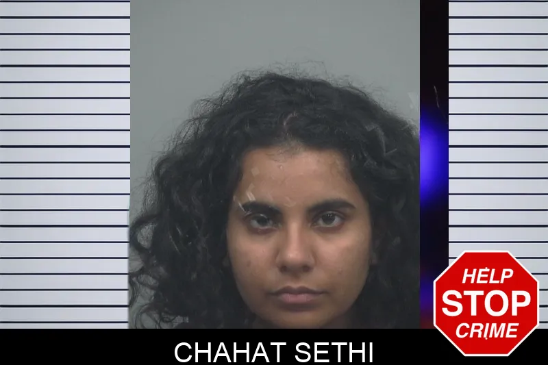Chahat Sethi mugshot