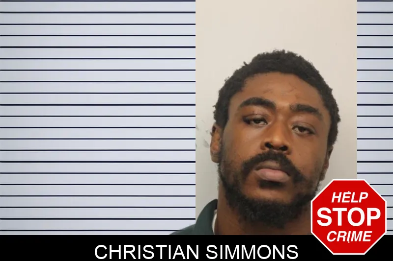 Christian Simmons Mugshots