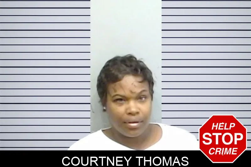 Courtney Thomas mugshot