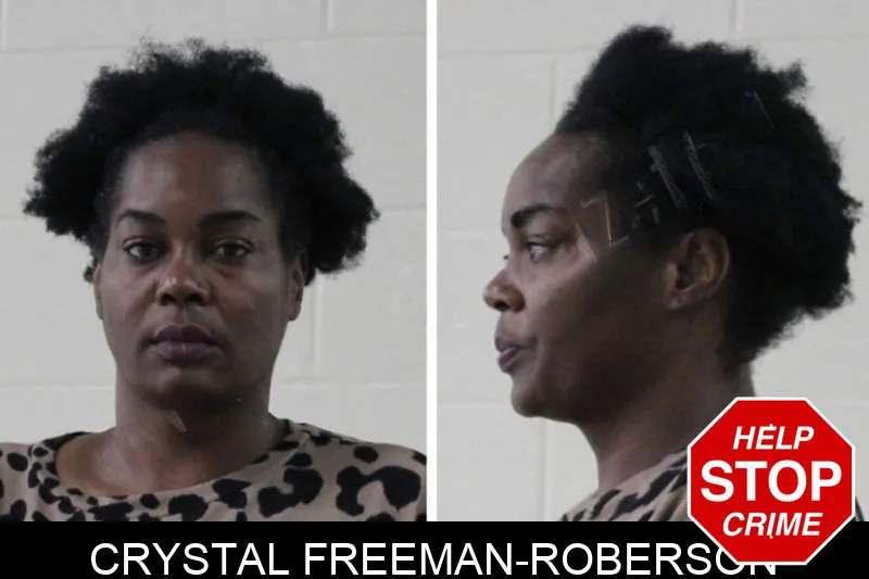 Crystal Freeman-Roberson mugshot – Houston County , Georgia Crystal Freeman-Roberson mugshot
