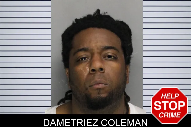 Dametriez Coleman mugshot – Cobb County , Georgia Dametriez Coleman mugshot