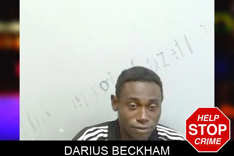 Darius Beckham mugshot
