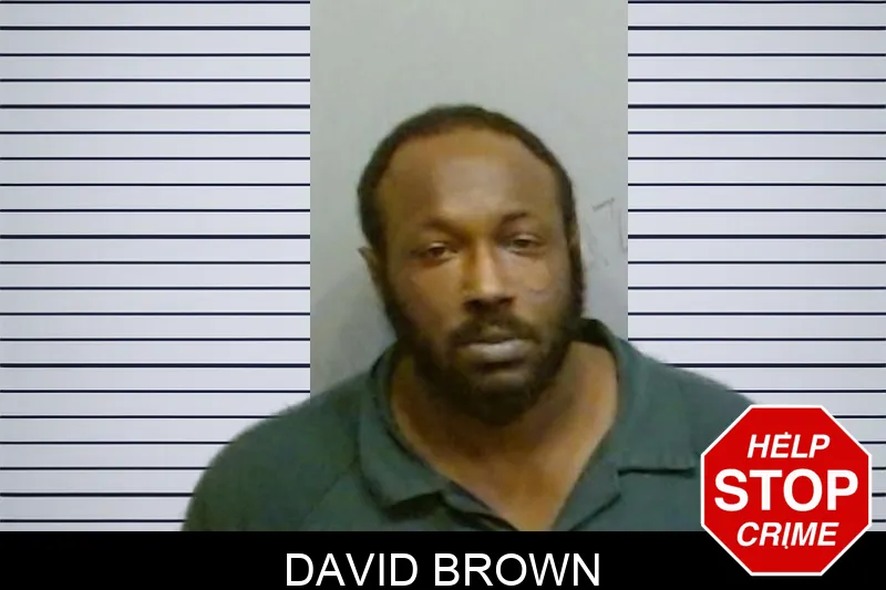 David Brown mugshot