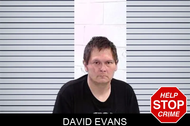 David Evans mugshot