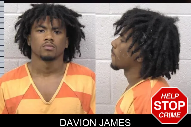 Davion James mugshot