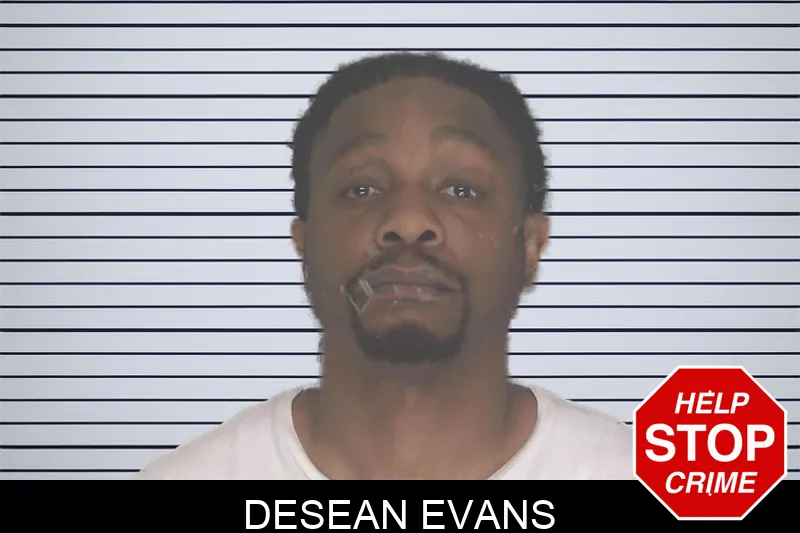 Desean Evans Mugshots