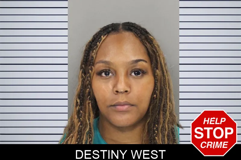 Destiny West mugshot