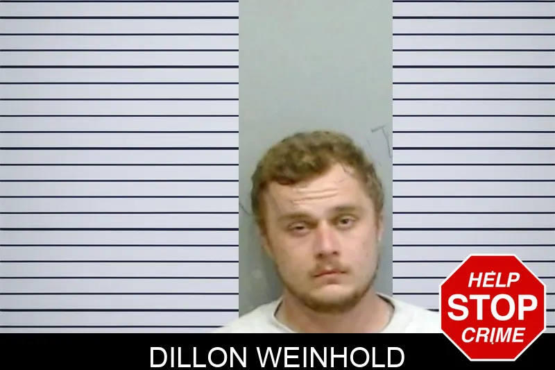 Dillon Weinhold mugshot