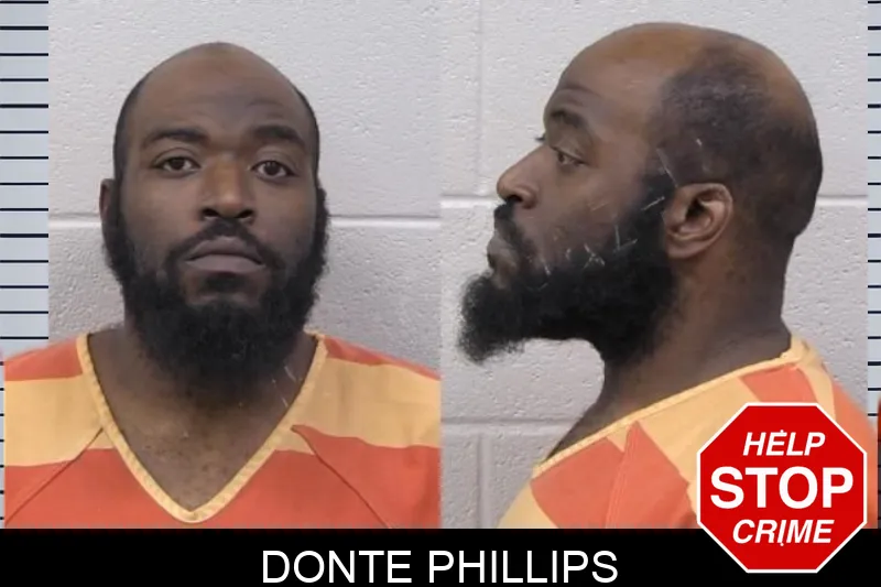 Donte Phillips mugshot – Paulding County , Georgia Donte Phillips mugshot