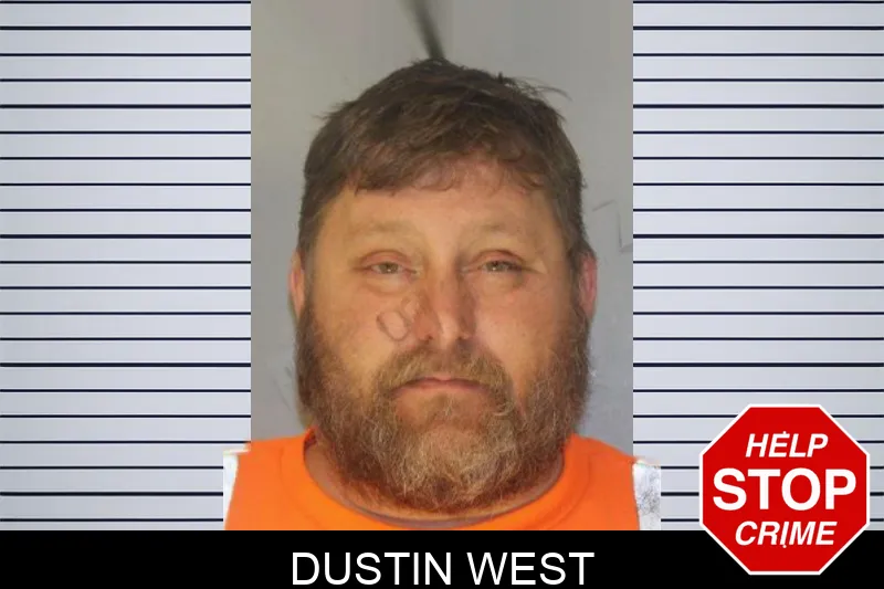 Dustin West mugshot