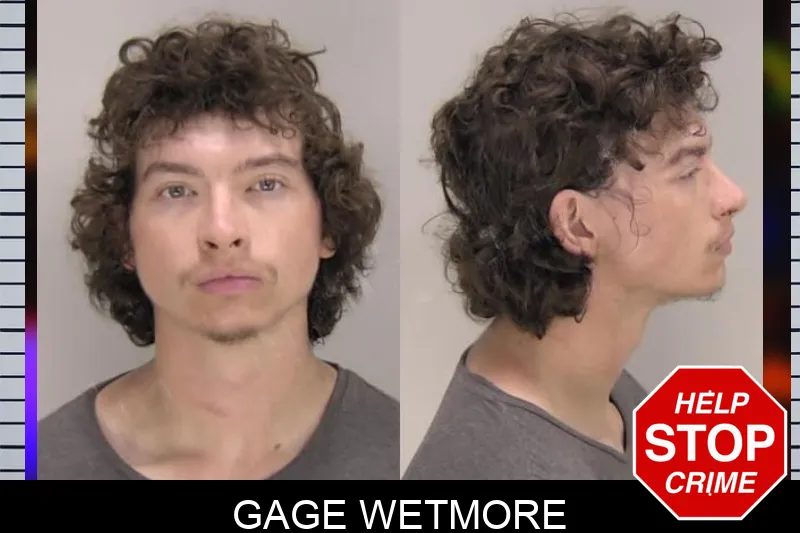Gage Wetmore mugshot