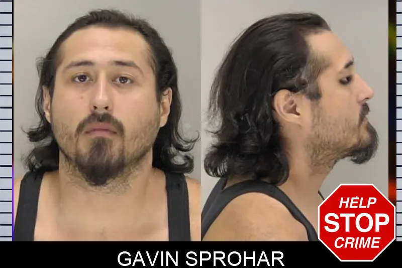 Gavin Sprohar Mugshots