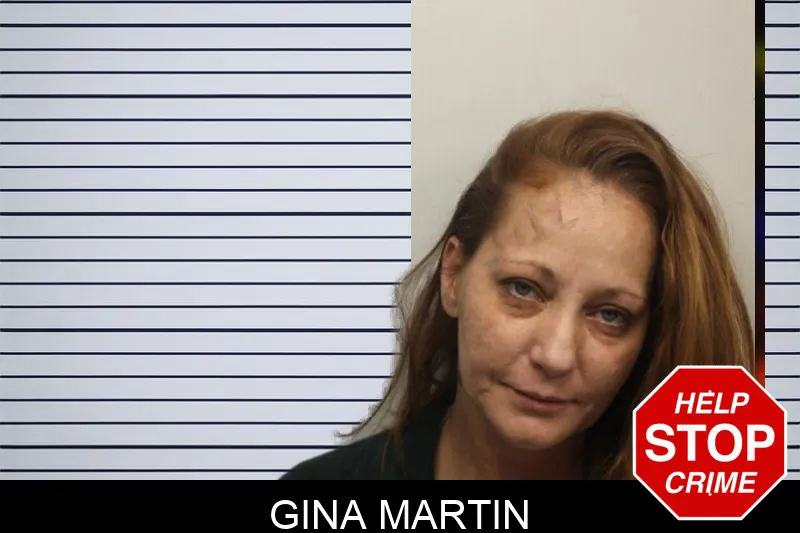 Gina Martin mugshot