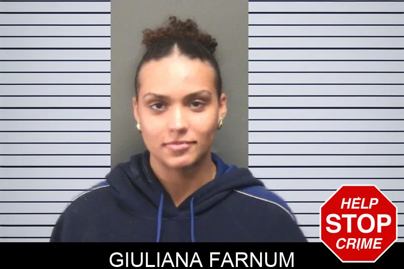 Giuliana Farnum Mugshots
