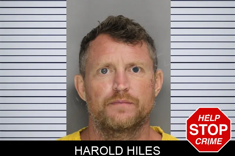 Harold Hiles mugshot
