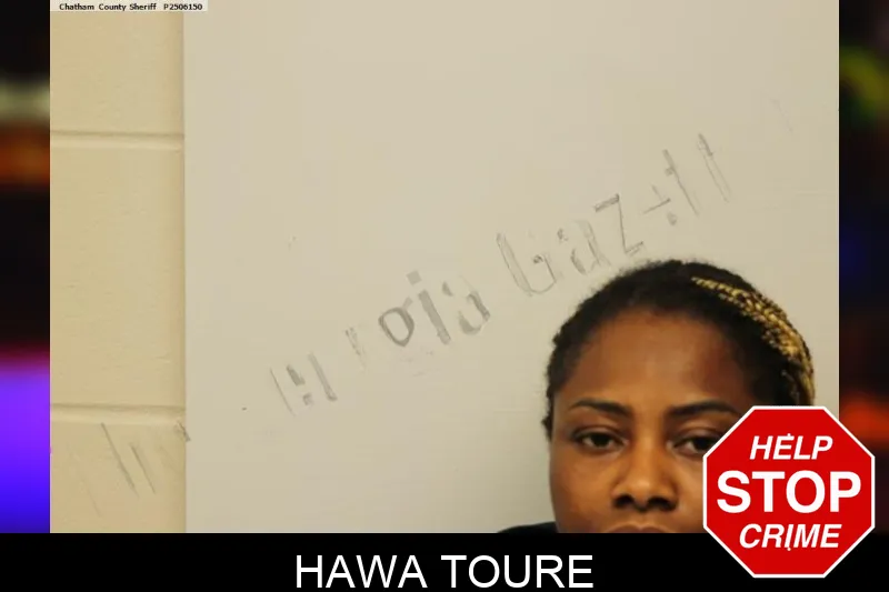 Hawa Toure mugshot – Chatham County , Georgia Hawa Toure mugshot