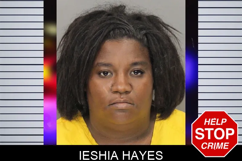 Ieshia Hayes mugshot