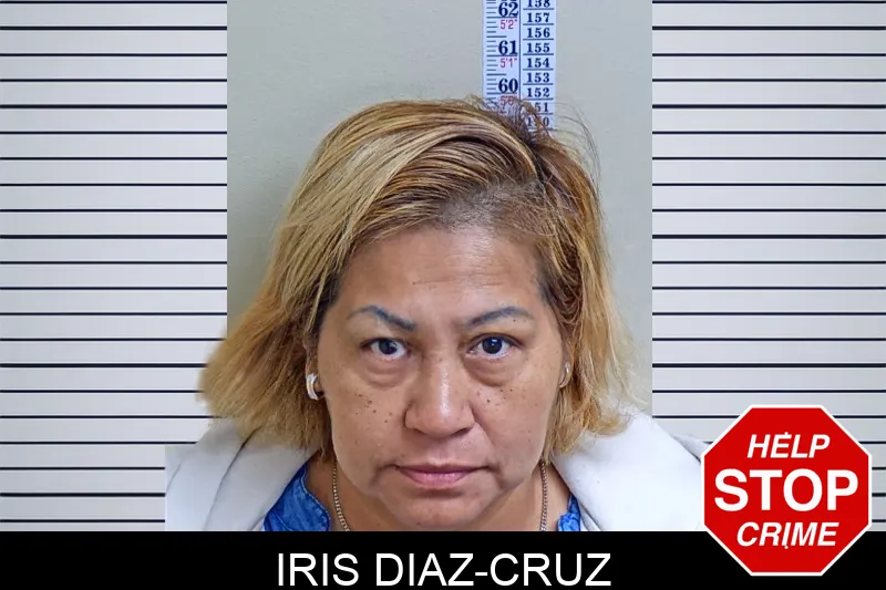Iris Diaz-Cruz Mugshots