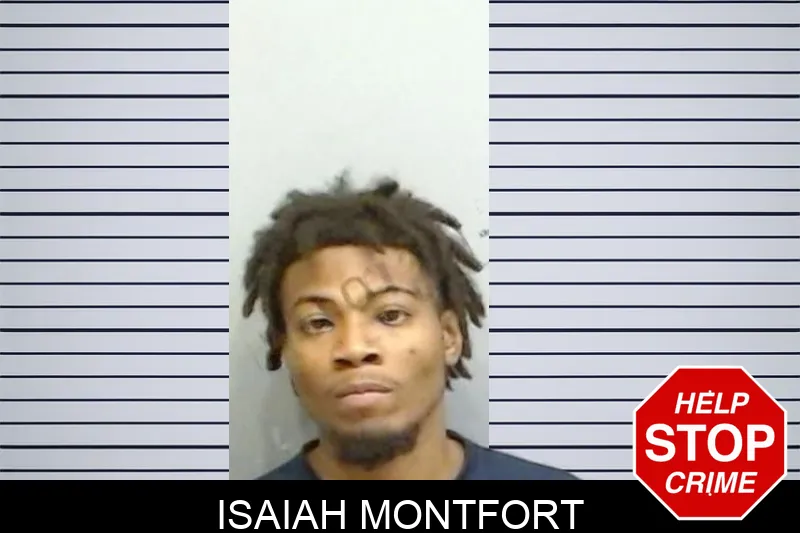 Isaiah Montfort mugshot