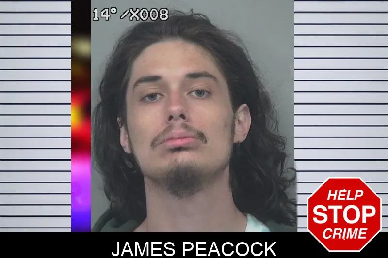 James Peacock mugshot