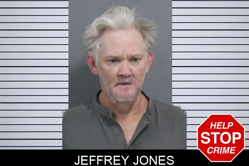 Jeffrey Jones mugshot