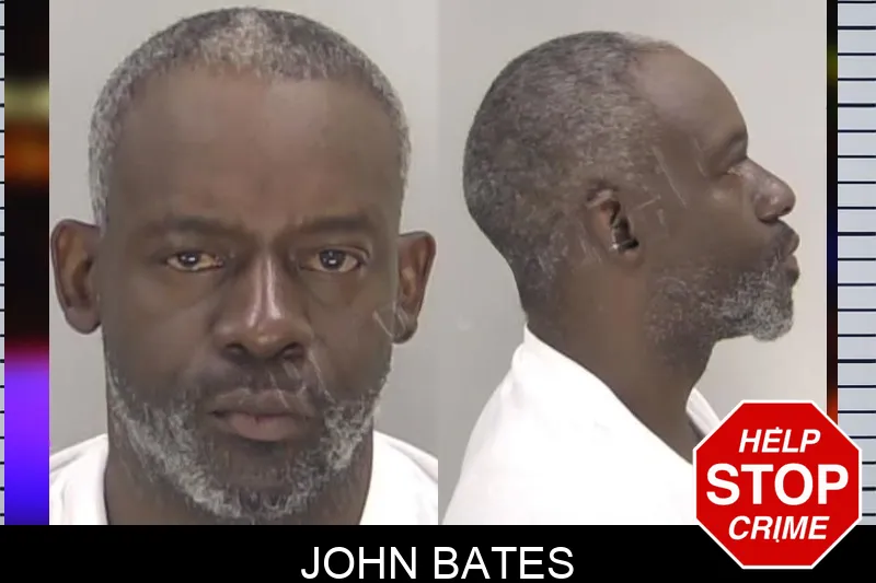 John Bates mugshot