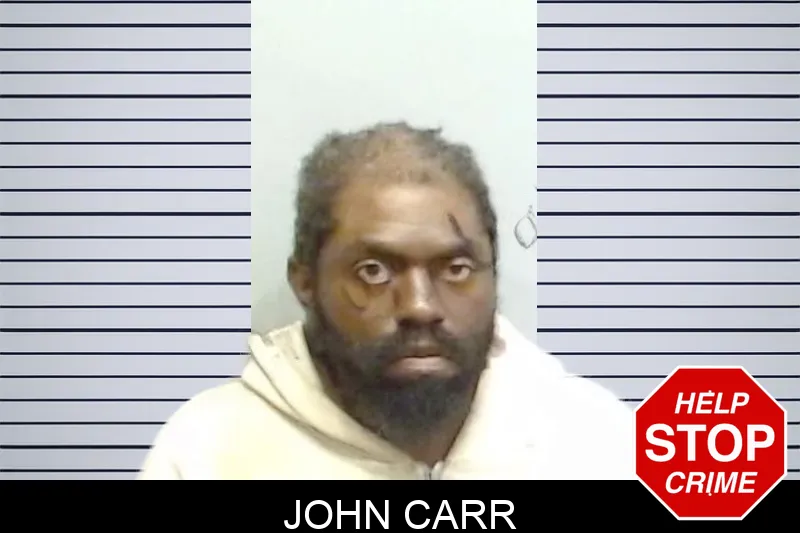 John Carr mugshot