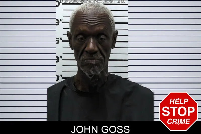 John Goss mugshot
