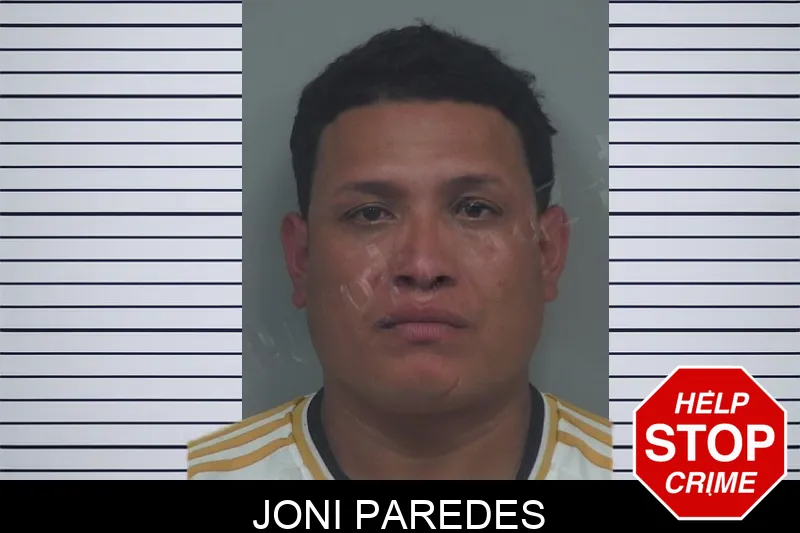 Joni Paredes mugshot
