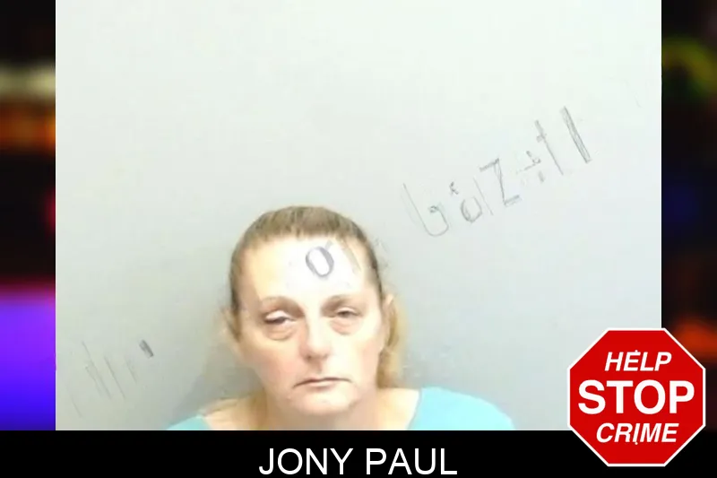 Jony Paul mugshot