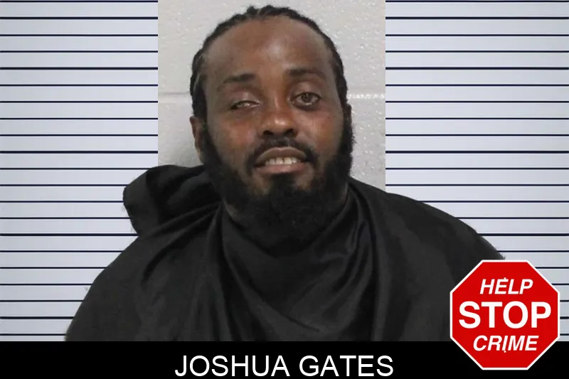 Joshua Gates mugshot
