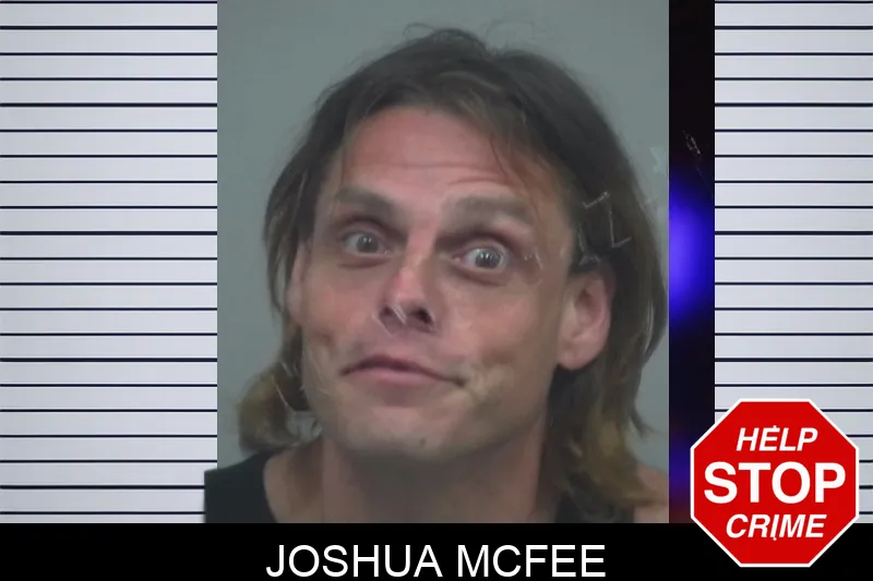 Joshua McFee Mugshots